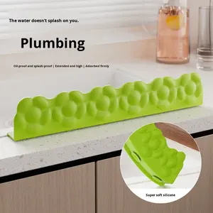 Paraspruzzi per Cucina, Barriera per Piscina, Divisorio a Forma di Prugna, Protezione per Lavabo e Piano di Lavoro in PP Antiolio ad Alta Adesione - Product Image 3