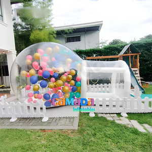 Maison <span class=keywords><strong>gonflable</strong></span> de rebond de ballon de dôme clair de tente commerciale de <span class=keywords><strong>bulle</strong></span> de PVC <span class=keywords><strong>pour</strong></span> le <span class=keywords><strong>jardin</strong></span> de partie d'enfants - Product Image 1
