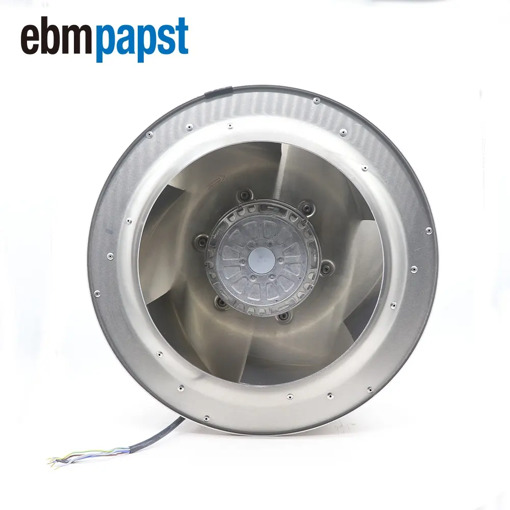 ebmpapst R4D400-AL17-05 400V AC 400mm 570W Centrifugal Cooling Fan for High-voltage Siemens Inverter Cabinet M4D094-HA22-11