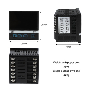 Controlador de Temperatura Digital XRKC BT6-A/B/D/E 1220 K/E/PT100, Relé de Plástico, Salida de Estado Sólido, Termostato Industrial PID RS485 - Product Image 5