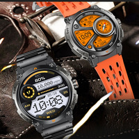 Montre connectée GPS AK17G pour l'extérieur, AMOLED, batterie grande capacité 400 mAh, appels Bluetooth, boussole, étanche IP68, montre de sport pour homme