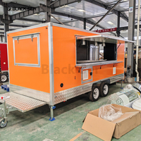 Équipement de restaurant concession mobile cuisine van camion de nourriture remorque avec équipement de cuisine complet