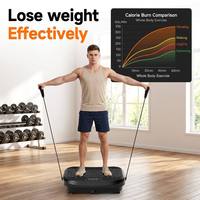 Nouvelle plateforme vibrante verticale de fitness, machine à vibrations pour tout le corps, utilisation domestique, écologique, 200W, 110-240V, 1-99