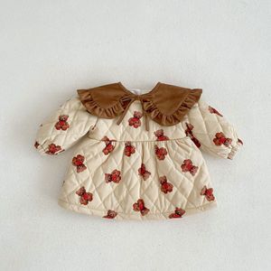 Invierno lindo Oso de dibujos animados espesa mantiene caliente ropa de niño pijamas de <span class=keywords><strong>Navidad</strong></span> mamelucos de bebé recién <span class=keywords><strong>nacido</strong></span> - Product Image 2