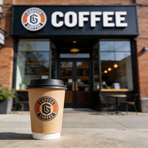 Disposable Eco Waterproof Double Wall Coffee Cups | Custom Logo Printing | Bulk Wholesale for Hot & Cold Beverages