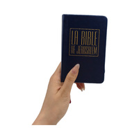 Bibles d'étude à caractères géants et livres bibliques imprimés avec impression UV sur papier d'art et couverture rigide en carton