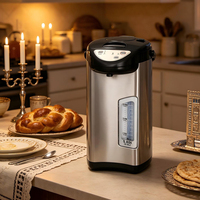 Bouilloire électrique thermopot en acier inoxydable personnalisable avec pompe manuelle pour les jours de repos sans électricité