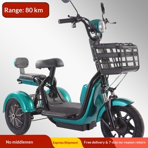 Tricycle Électrique pour Adultes, Mini Véhicule de Loisirs pour Femmes et Personnes Âgées, Voiture à Batterie Ouverte 500W 30km/h, Vente en Gros - Product Image 3