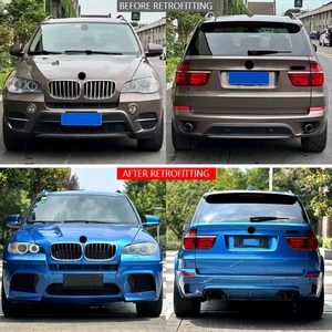 Kit de carrosserie pour X5 X5M, modification et mise à niveau de la voiture E70 2007-2013, pare-chocs avant, garde-boue, pare-chocs arrière - Product Image 2