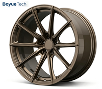 Rueda Deportiva de Bronce Forjado de Una Pieza con Múltiples Radios, Multi PCD 5*108 5*112 5*114.3 5*115 5*120 para Sedán y SUV, Llantas Forjadas