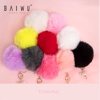 123158002 Baiwu Vivid Color Push Ball Porte-clés Accessoires