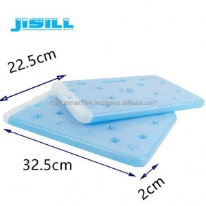 Wholesale <b>Custom</b> Eco-Friendly Classic Leather Waterproof <b>Insulated</b> Hard Plastic HDPE+Gel Portable Reusable Cooler Bag - Product Image 6