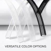 Épingles micro-fines pour étiquettes 3,4 mm 4,4 mm 5,4 mm, écologiques, couleurs personnalisées, attaches pour étiquettes, en nylon plastique transparent, pour pistolet à étiquettes, sécurité des vêtements