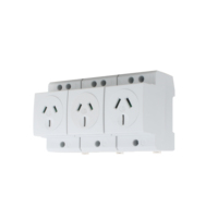 Norme australienne SAA, homologation GPO 15A, IP20, modulaire, résistant aux manipulations, montage sur rail DIN