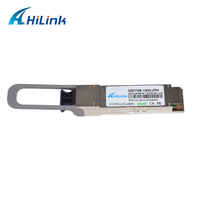 100G QSFP28 ZR4 + LWDM4 80KM Sensitivitas 1310nm <-28dBm LC SM QSFP + Transceiver GBIC