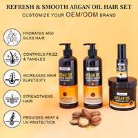 Sampo Minyak Argan Bebas Sulfat untuk Pertumbuhan Rambut, Sampo Anti Rambut Rontok Berbahan Air Beras, Organik, Grosir Label Pribadi