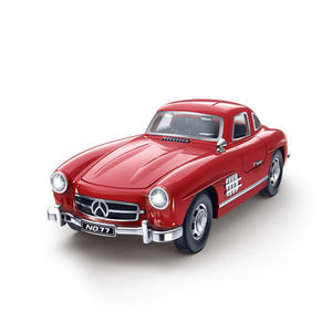 Jouet de voiture à inertie en plastique ABS pour enfants musique légère modèle de porte manuel classique échelle <span class=keywords><strong>1</strong></span>:32 âges 5-7 cadeaux de maternelle transfrontaliers - Product Image 1