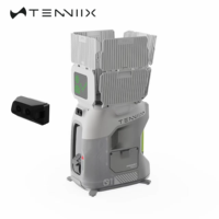 Machine à balles de tennis portable Tenniix Basic Pro avec capacité de 100+ balles pour l'entraînement robotisé basé sur la technologie visuelle