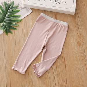 Leggings de Marca Privada para Niñas, Pantalones Ajustados de Algodón, Distribuidor en Indonesia - Product Image 4