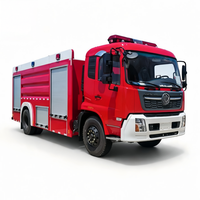 Camion de pompiers à réservoir d'eau Dongfeng 4X2 pour intervention d'urgence, camion de lutte contre l'incendie à mousse de 8 tonnes, fourni directement par l'usine