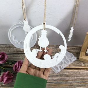 Moule en silicone pour résine fait main, style DIY, ornements décoratifs et outils pour gâteaux, pour la fabrication de résine, moule en plâtre - Product Image 2