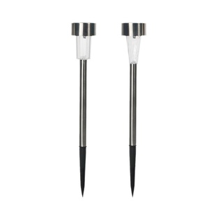 Modern <strong>Small</strong> Outdoor Garden LED Lawn Lamp with Stainless Steel Glass Waterproof <strong>Solar</strong> <strong>Light</strong> Sensor Ground Plug Lighting - Product Image 6
