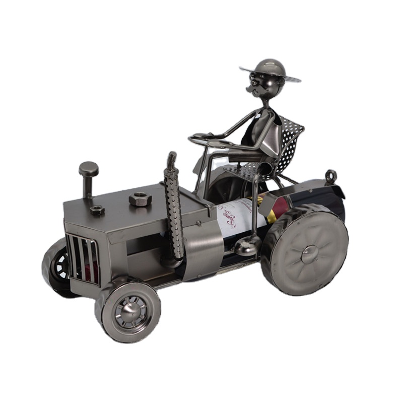 Уникальный домашний декор семья декор в форме автомобиля металла винные стеллажи для выставки товаров