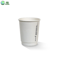Service OEM 100% gobelets en PLA gobelets biodégradables à Double paroi en papier