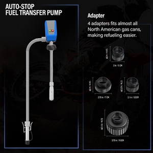 Boquilla automática 3.2GPM Bomba de transferencia de combustible Alimentada por batería con plástico en la parte de abajo del coche - Product Image 6