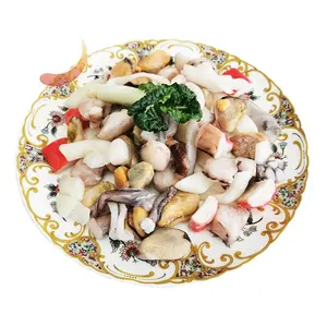 Dondurulmuş deniz ürünleri karışımı toplu toptan fiyat 60%-100% NW IQF 1 kg/torba dondurulmuş Mix Seafoods