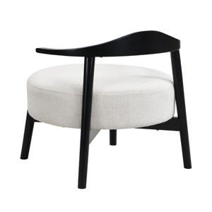 Upholstered Durable Elegant Leisure Chair Modern Fabric Accent <b>Armchair</b> for Living Room Bedroom Sunroom-Beige - Product Image 5