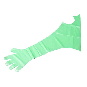 Guantes largos rectales de inseminación veterinaria caliente Guantes de vestir de campo de caza desechables para procesamiento de limpieza de ciervos y vacas - Product Image 3