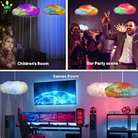 Nuages artificiels suspendus, pluie, éclairs, lumières de pluie DIY, décorations murales pour la maison, la chambre, les mariages et les plafonds d'événements