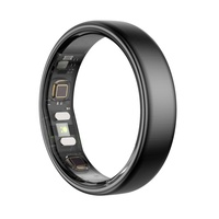 Cincin Kesehatan Pintar R21 dengan Analisis AI, Monitor Detak Jantung, Oksigen Darah, Tahan Air 5ATM untuk Pria Wanita