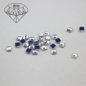 ASFA07 Square Hot Fix Shapes <b>Rhinestones</b> 3*3 MM Through Hot Fix Machine To Hotfix Crystal Apparel Decoration - Product Image 4