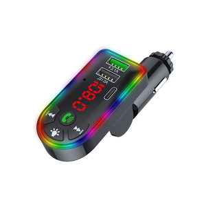 Transmisor FM Justlink BT 5.0, Cargador de Coche con 3 Puertos PD USB C 3.1A de Carga Rápida, Reproductor MP3, Kit de Llamadas Manos Libres con LED de 7 Colores - Product Image 3