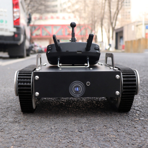Robot di controllo remoto per tutti i terreni Robot di sorveglianza di sicurezza pattugliatore con telecamera veicoli elettrici - Product Image 4