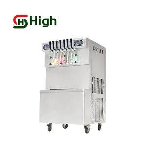 Best selling soft ice cream machine commercial capacity mixed flavors soft ice cream machine