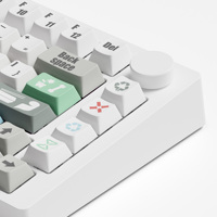Clavier mécanique OEM en aluminium 75 % entièrement assemblé pour la série M1 V5 - Nouveau clavier sans fil USB-C rétroéclairé RGB avec fonction Hot-Swap et batterie 8000 mAh