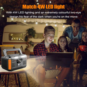 Station d'alimentation portable 300W 500W 600W 2000W avec batterie LiFePO4, générateur solaire pour la maison, le camping en plein air et les situations d'urgence - Product Image 3