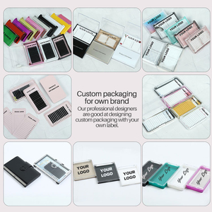 False <strong>Eyelash</strong> <strong>Extensions</strong> Professional <strong>Mink</strong> Individual Lashes Supplies Cilios Volume Fan Eye Lashes Wholesale - Product Image 5