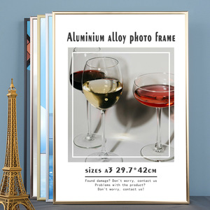 Heavy-Duty Titan Matte Gia Cố Góc Khung nhà máy bán buôn A4 A1 nhôm khung hình 60x80 50x70 - Product Image 6