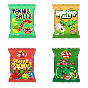 Chewing-<span class=keywords><strong>gum</strong></span> à bulles fruité halal personnalisé en gros, formes variées - Product Image 2