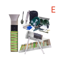 Caja de Recuperación de Oro Portátil para Aplicaciones en Seco y Húmedo, Lista para Acampar, Fabricada con Materiales de Primera Calidad
