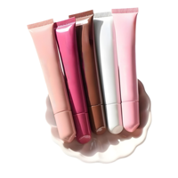 Tube applicateur vide dédié pour gloss à lèvres, effet d'extrusion optimal, contenant cosmétique souple pour produits de maquillage des lèvres longue tenue
