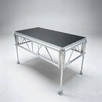 Plateformes Modulaires Carrées en Alliage d'Aluminium Portables pour Scène, Certifiées ISO9001, Idéales pour l'Extérieur – Fournisseur Direct Usine