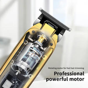 Cortadora de pelo inalámbrica recargable con pantalla LED más vendida OEM de fábrica, cortadora de pelo de bajo ruido - Product Image 2
