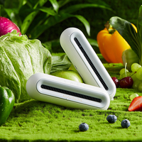 Purificateur d'air portable, désodorisant, éliminateur d'odeurs d'oxygène réactif pour réfrigérateur, mini générateur d'ozone, rechargeable par Type-C