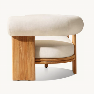 Muebles de Jardín de Teca Indonesia Hechos a Mano, Muebles de Exterior de Lujo para Hotel, Sofá Bondi de Teca Sólida - Product Image 6