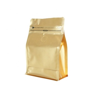 リサイクル可能なフラットボトムコーヒー包装袋（バルブとジッパー付き） - Product Image 3